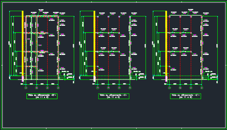 struttura ingresso 7 tecmecsrl sassuolo disegni costruttivi